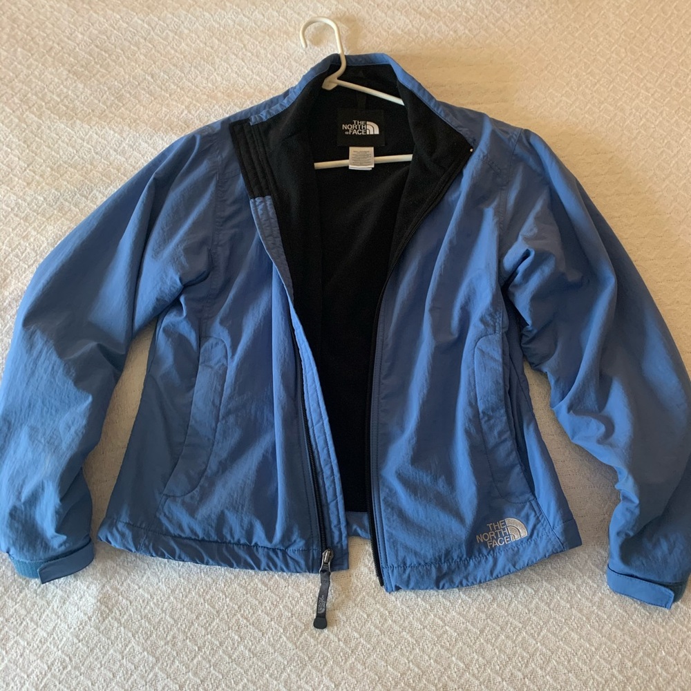 North Face zip up shell rain/wind insulated jacket